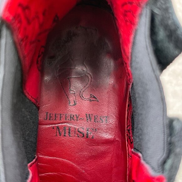 Jeffery West Muse HELTER SKELTER Front Seam Leather Chelsea Boots Size 11 - Picture 11 of 13